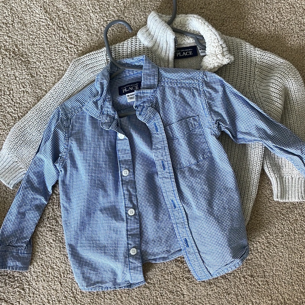 Lot of 2 boys 18-24 month tops Children’s Place